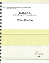 Bounce Trumpet Solo with Percussion Ensemble and Piano opt. bass cover